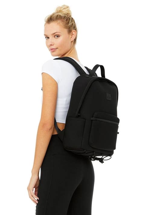 stow leather backpack